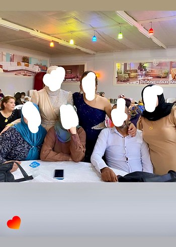Abiye Tek Omuzlu Lacivert Payetli Uzun Abiye Elbise