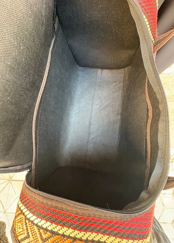 Zara Bohem Çok Renkli Etnik Desenli Kadın Çanta