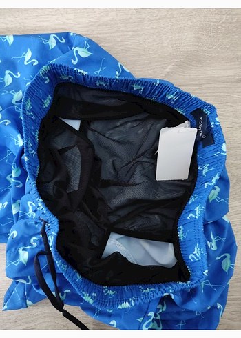 Fabrika Flamingo Desenli Mayo Şort - Görsel 5