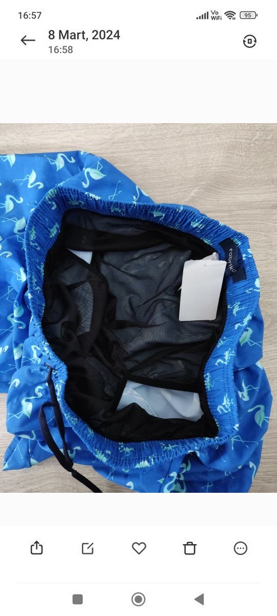 Fabrika Flamingo Desenli Mayo Şort - Görsel 5