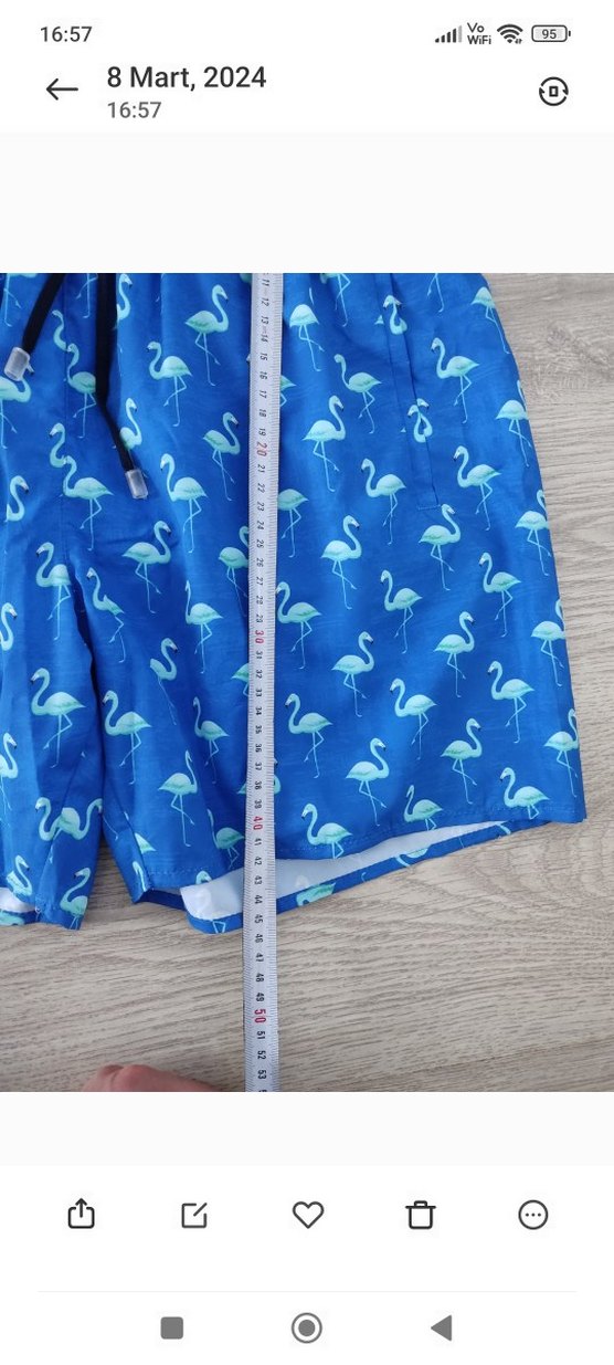 Fabrika Flamingo Desenli Mayo Şort - Görsel 3