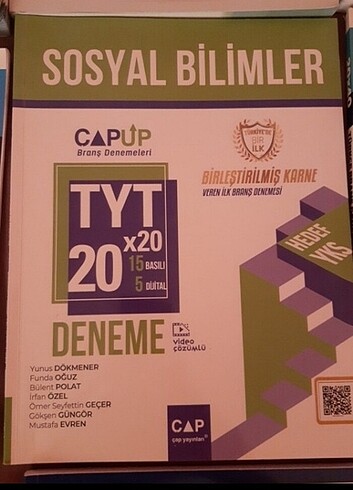 Çap yayınları tyt sosyal bilimler branş denemesi