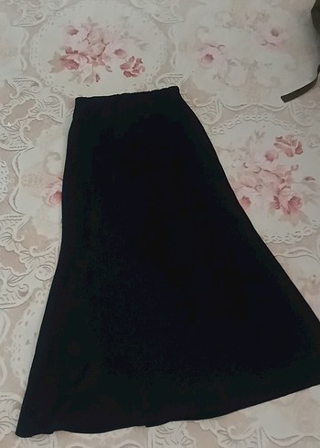 Siyah Uzun Kadın Etek