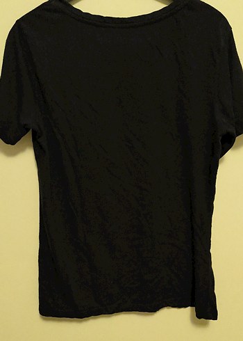 Siyah Kısa Kollu Tişört - Görsel 2