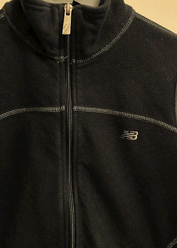 Siyah Fermuarlı kadın Polar Sweatshirt - Görsel 2