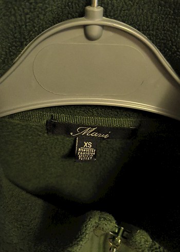 Yeşil Fermuarlı kadın Polar Ceket - Görsel 5