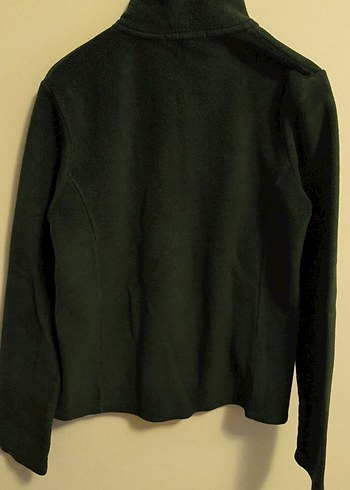 Yeşil Fermuarlı kadın Polar Ceket - Görsel 6