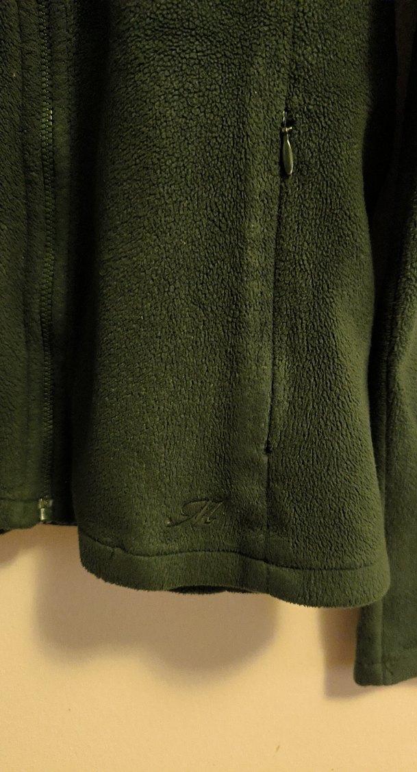 Yeşil Fermuarlı kadın Polar Ceket - Görsel 4