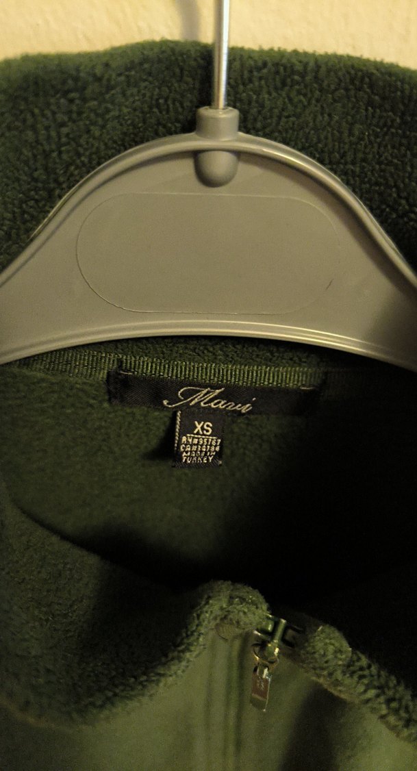 Yeşil Fermuarlı kadın Polar Ceket - Görsel 5