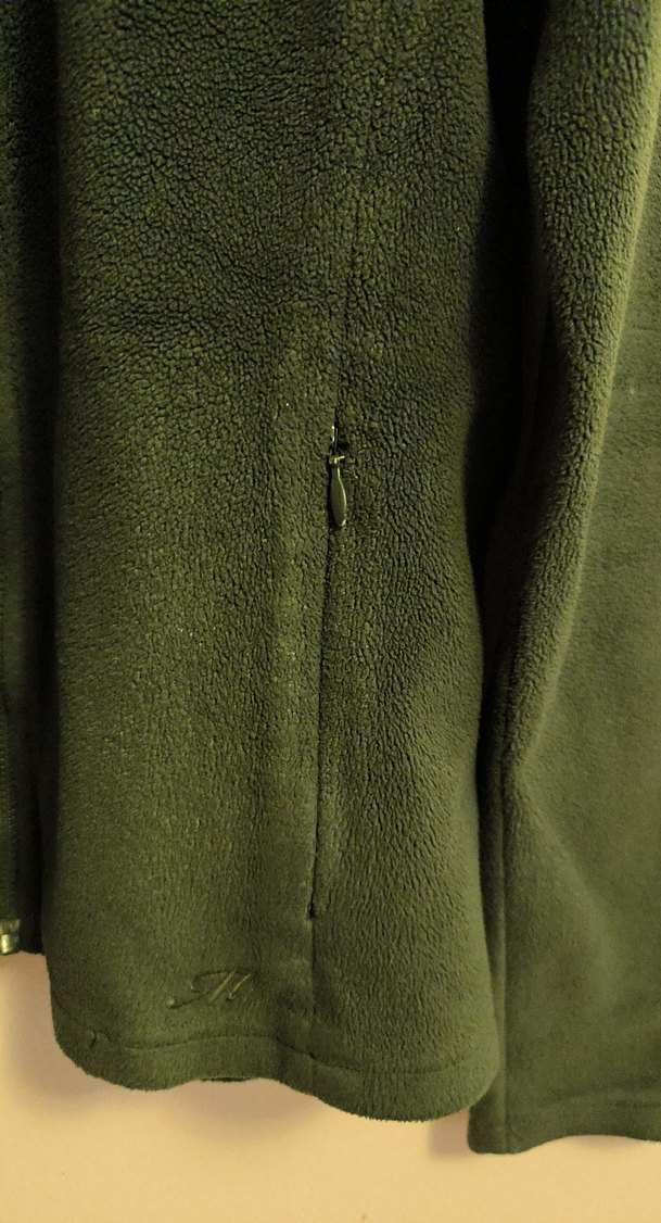 Yeşil Fermuarlı kadın Polar Ceket - Görsel 3