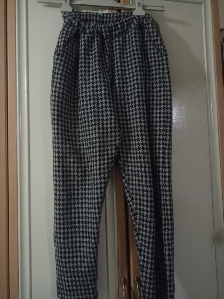 kareli Ayr pantolon - Görsel 3