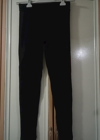 Siyah likralı Kadın Tayt - Görsel 2