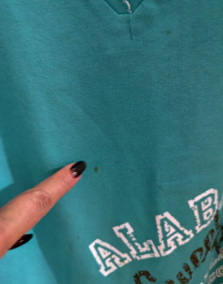 Turkuaz V Yaka Düğmeli büyük beden bluz - Görsel 4