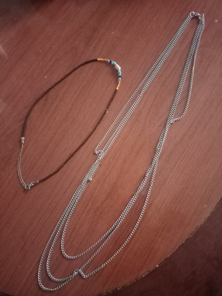 Uzun Boncuklu Çok Renkli Bohem Kolye - Görsel 3