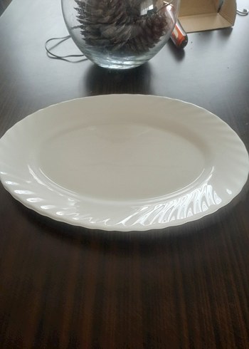 Parlak Beyaz Yemek Tabağı iki adet - Görsel 2