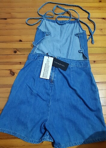 Trendyol sıfır tulum arkası ipli - Görsel 2