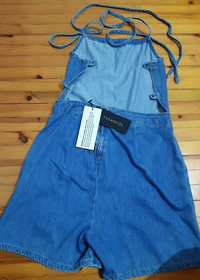 Trendyol sıfır tulum arkası ipli - Görsel 2