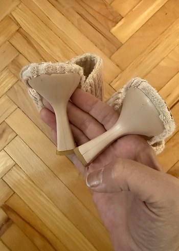 Ayakkabı dünyası AYAKKABI DÜNYASI Havlu kumaş Topuklu Kadın Terlik