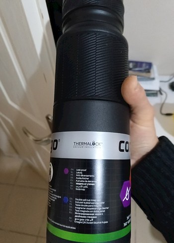 Contigo Siyah Termos Matara - Görsel 2