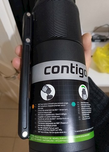 Contigo Siyah Termos Matara - Görsel 3