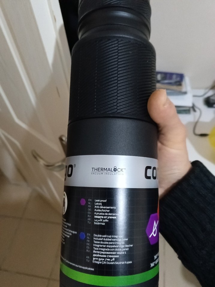 Contigo Siyah Termos Matara - Görsel 2