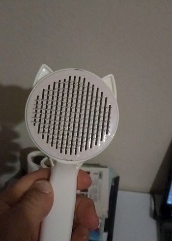 Pastel Beyaz Kedi Şekilli Tüy Toplayıcı - Görsel 3