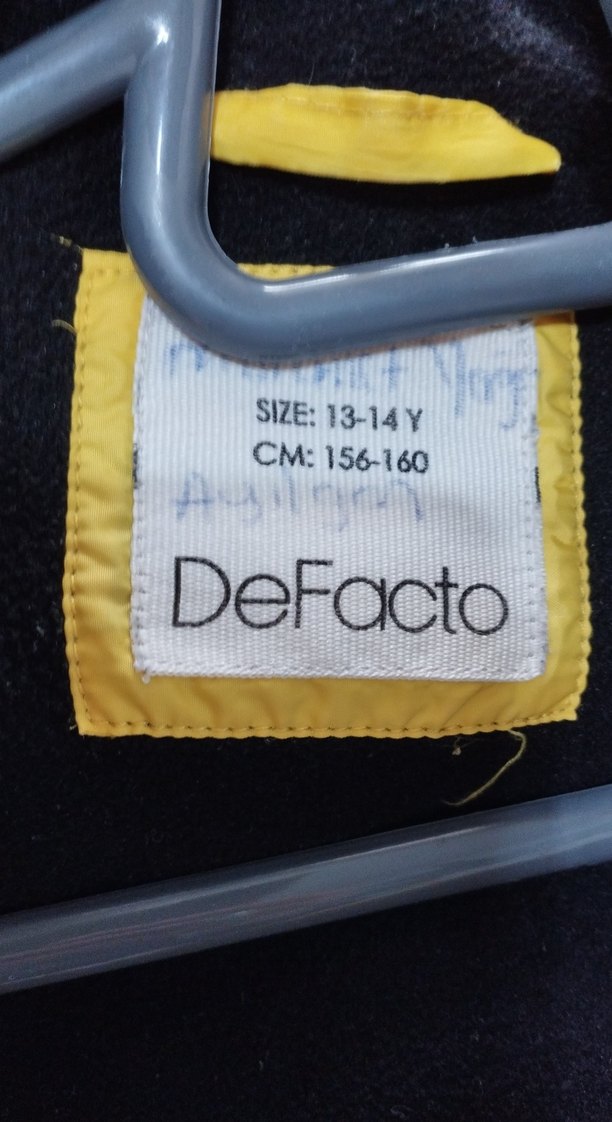 Sarı Kapitone Fermuarlı erkek çocuk montu - Görsel 3