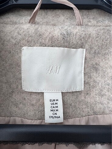 m Beden H&M kırçıllı kaban