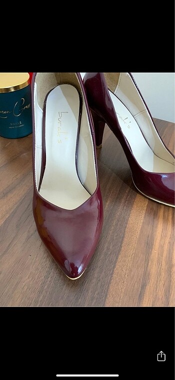 Diğer Bordo rugan stiletto