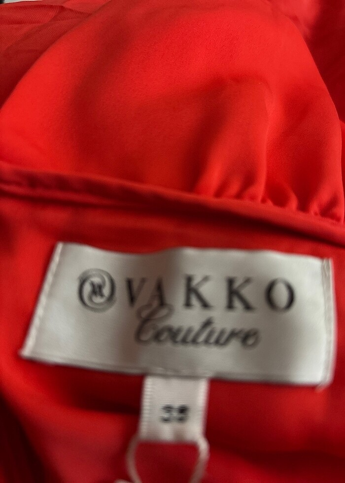 Vakko ipek elbise - Görsel 2