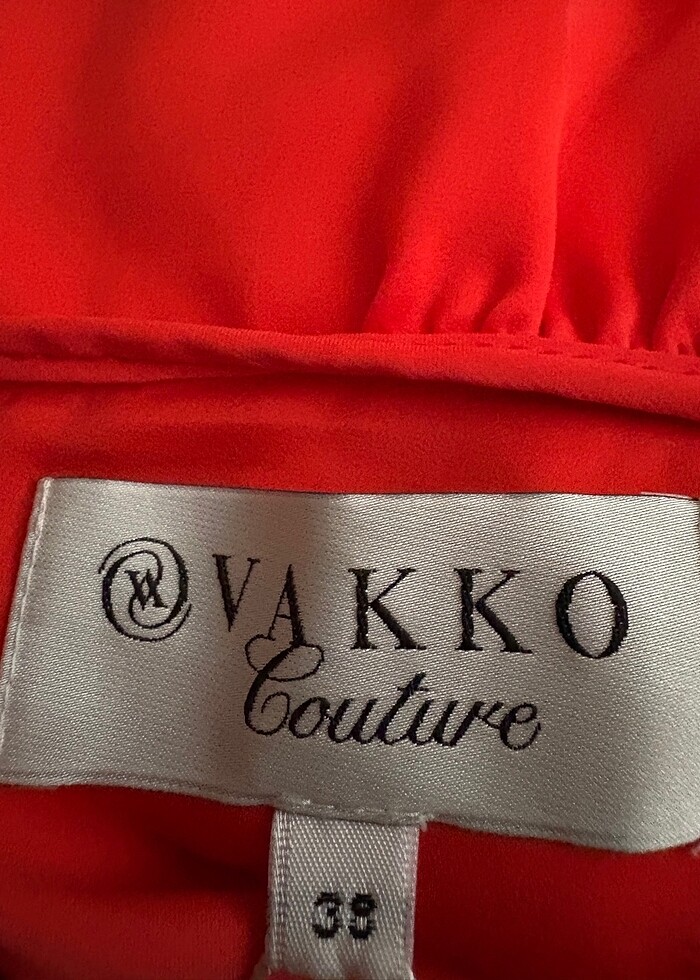Vakko ipek elbise - Görsel 3