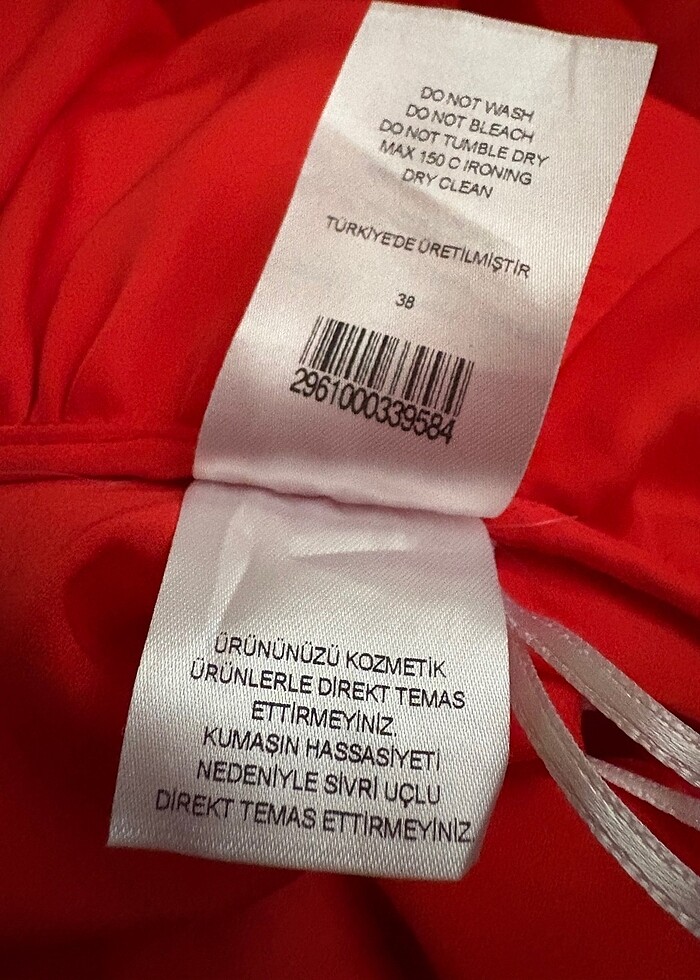 Vakko ipek elbise - Görsel 5