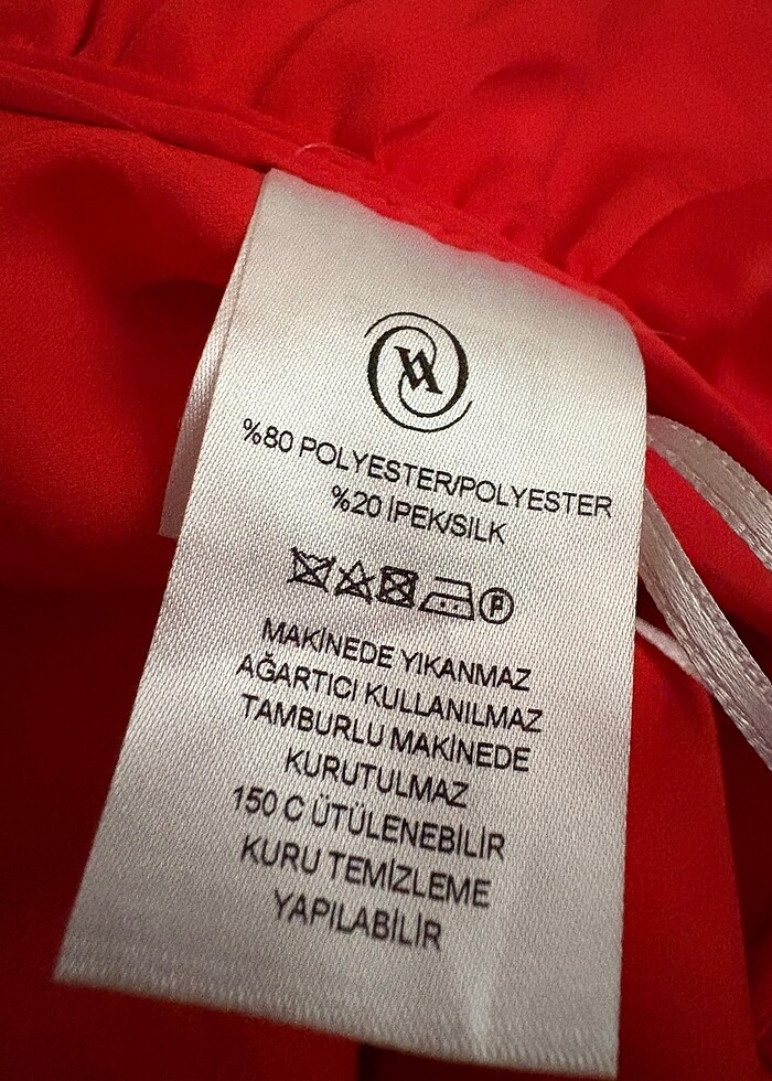 Vakko ipek elbise - Görsel 4