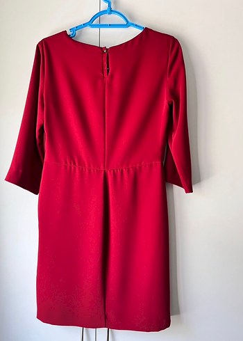 Massimo Dutti Kırmızı Midi Kadın Elbise - Görsel 2