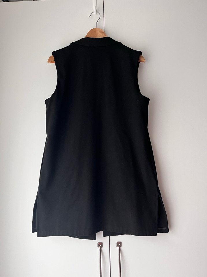 Siyah Drapeli Kadın Yelek - Görsel 2