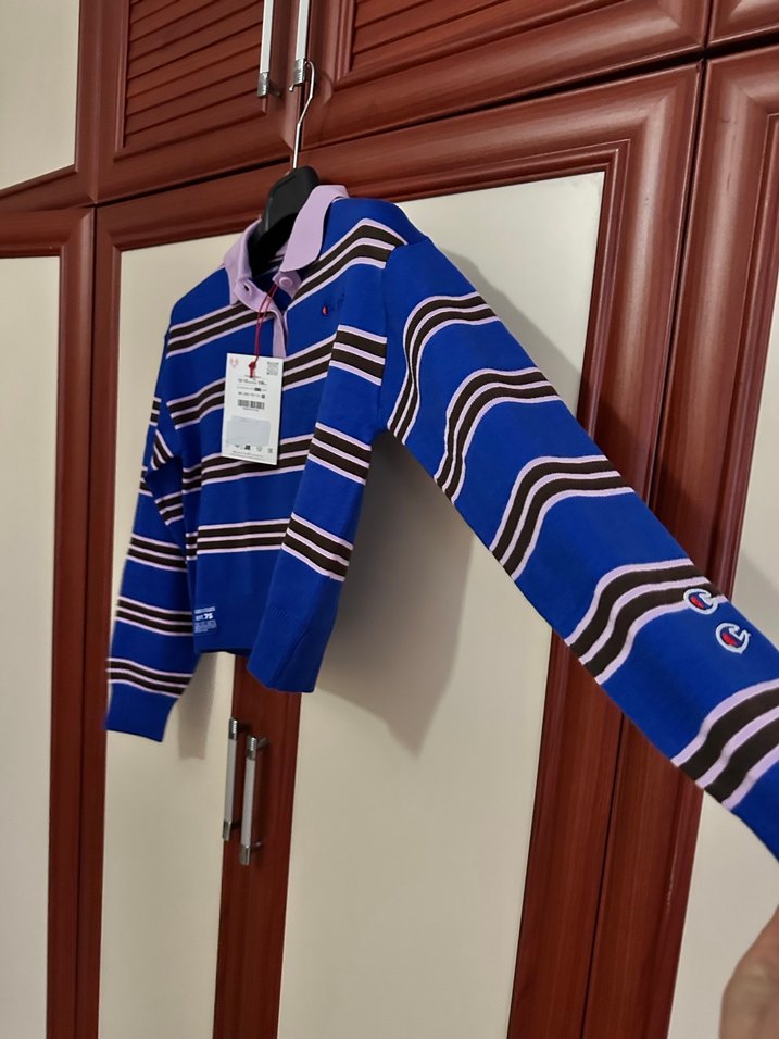 Zara X Champion kadın kazak - Görsel 5