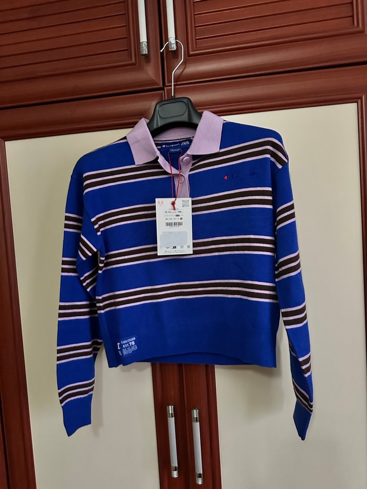 Zara X Champion kadın kazak - Görsel 3