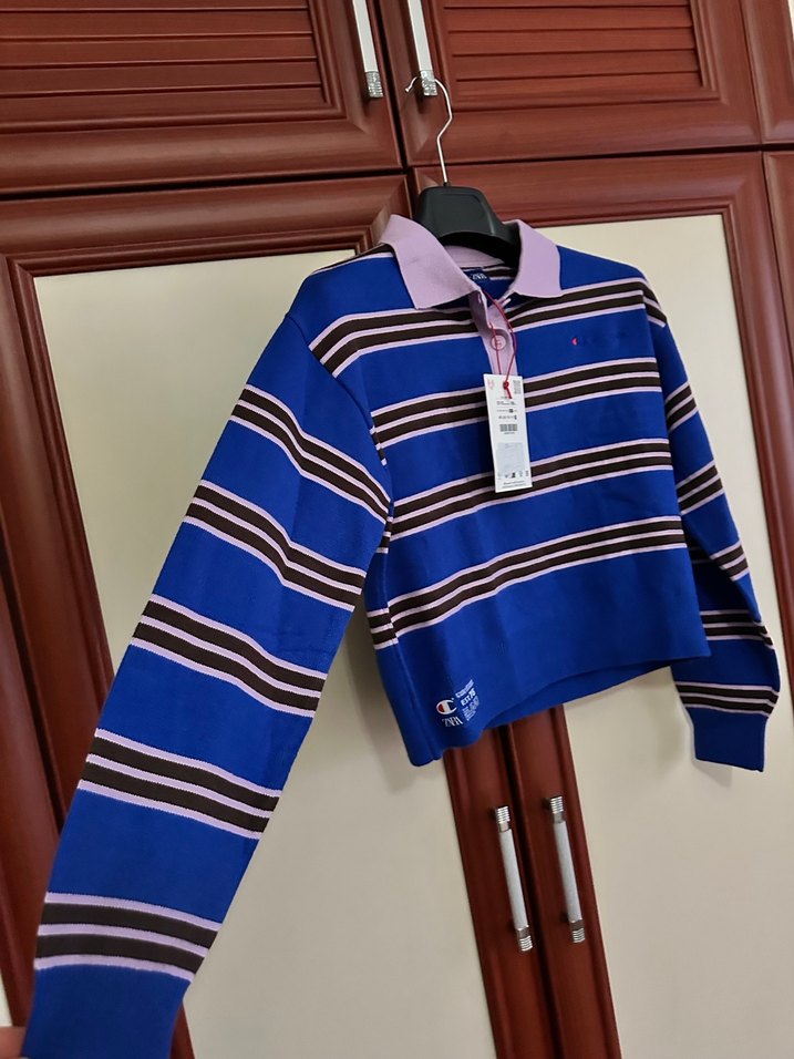 Zara X Champion kadın kazak - Görsel 4