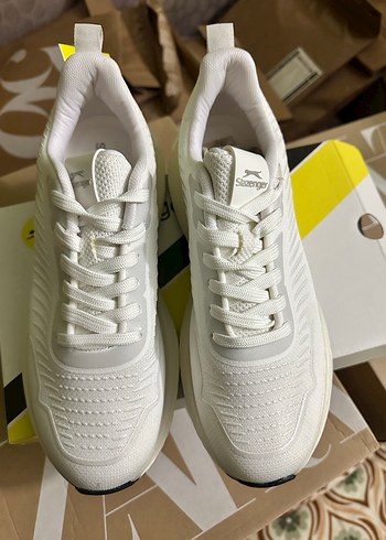 Erkek Beyaz Platform Tabanlı Bağcıklı Spor Ayakkabı - Görsel 5