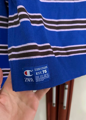 Zara X Champion kadı. Kazak - Görsel 8