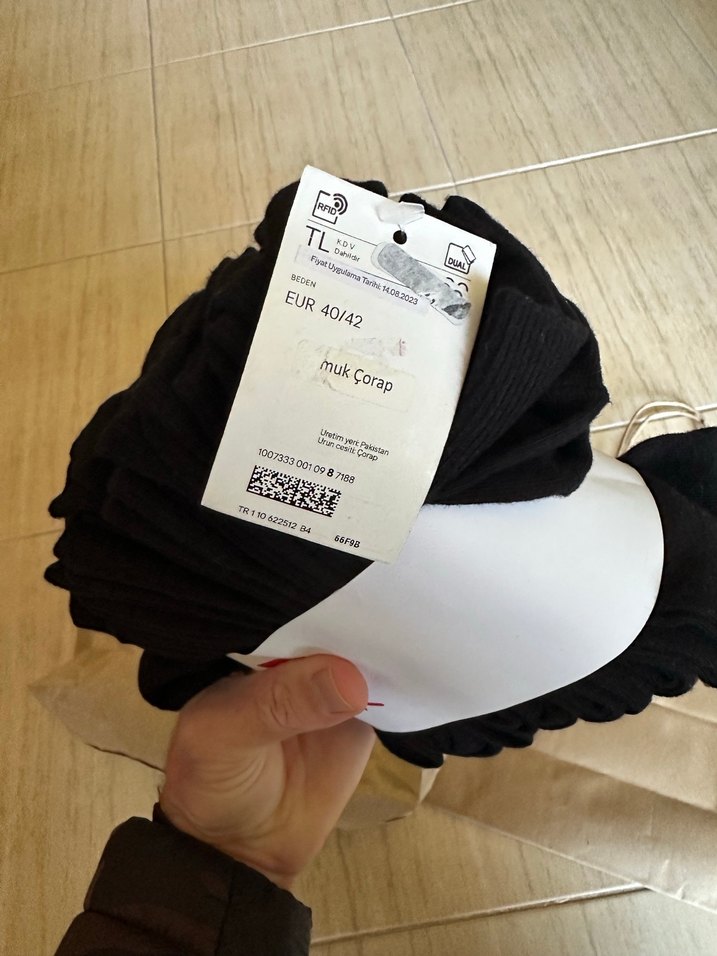 H&M 10 lu erkek çorap - Görsel 5