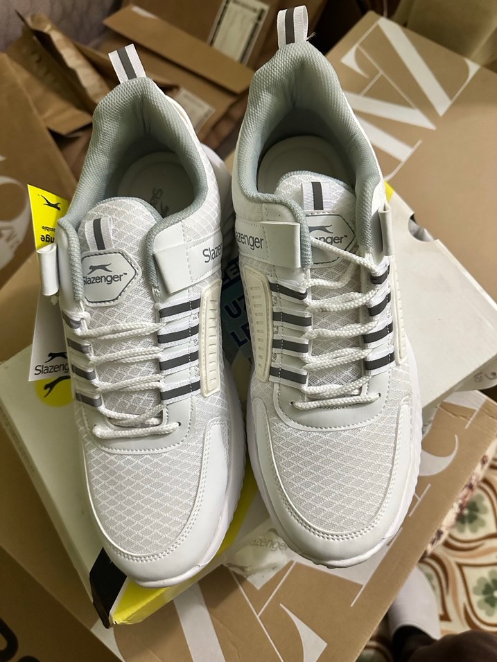 Slazenger erkek Beyaz Platform Spor Ayakkabı - Görsel 5