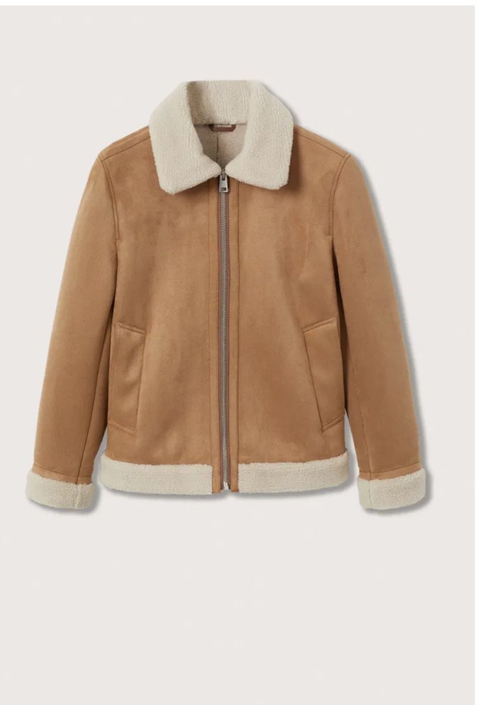 Mango  Süet Kürklü Erkek Ceket - Görsel 5