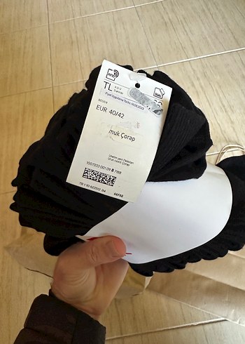 H&M 10'lu Siyah Erkek Çorabı - Görsel 5