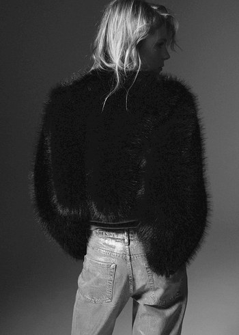 Mango pelüş ceket - Görsel 7