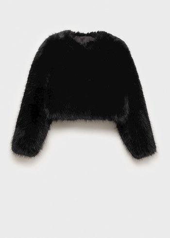 Mango pelüş ceket - Görsel 6