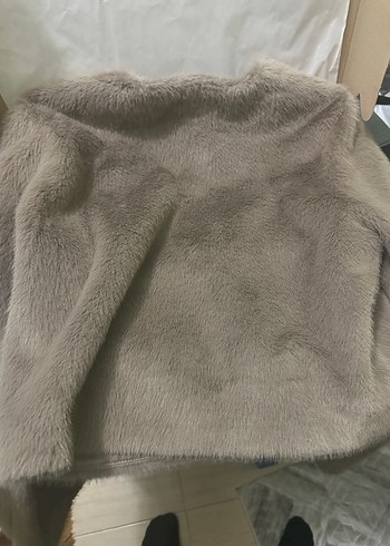 Zara Kısa Kadın Suni Kürk Ceket - Görsel 11