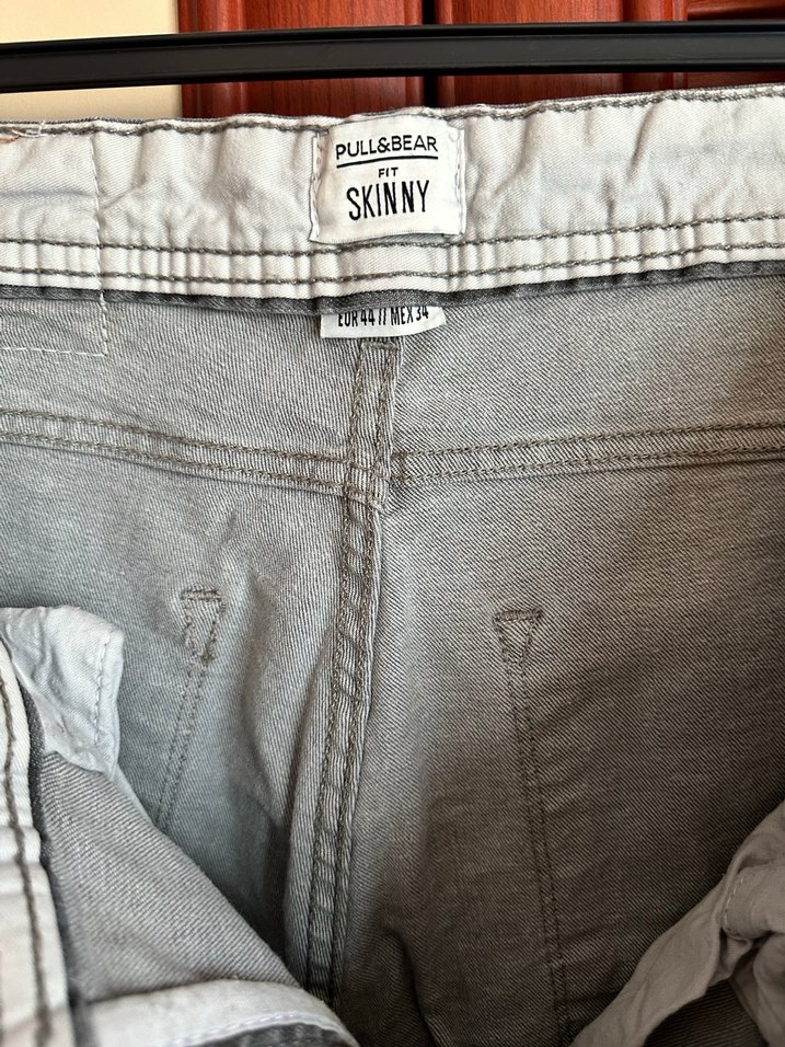 Gri Erkek jean pantolon - skınny fit kesim - Görsel 3