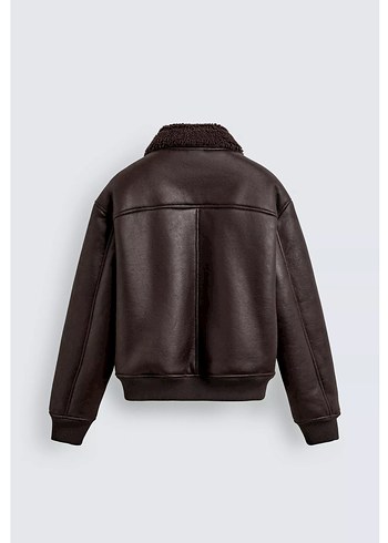Zara Çift yüzlü Suni Deri Erkek Ceket - Görsel 6