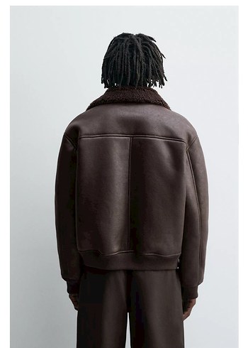 Zara Çift yüzlü Suni Deri Erkek Ceket - Görsel 2